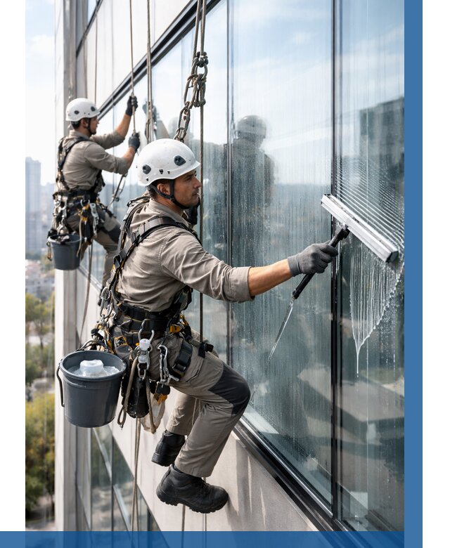 Мойка окон альпинистами в Саянске от 4578 р. | ВЫСОТНИК-Сск
