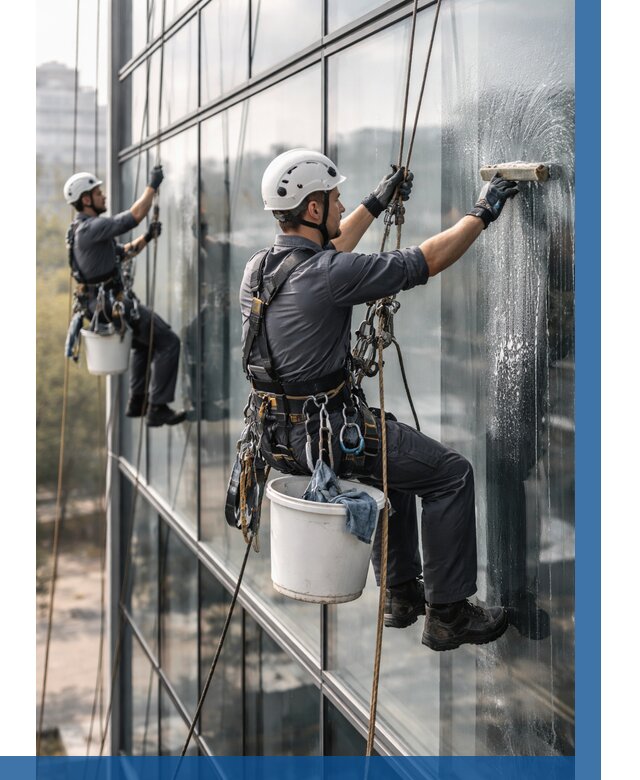 Мойка сплошного остекления в Саянске, заказать от 305 р.| ВЫСОТНИК-Сск