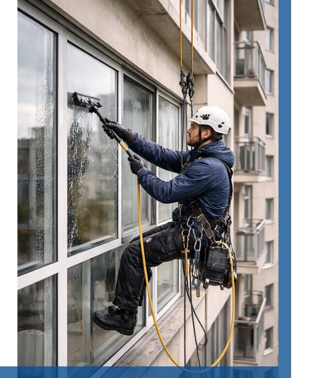 Мойка балконного остекления в Саянске от 3561 р. | ВЫСОТНИК-Сск