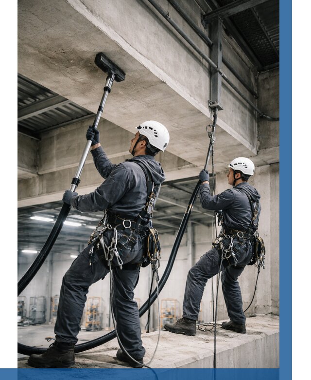 Обеспыливание потолочных конструкций в Саянске от 254 р. |ВЫСОТНИК-Сск