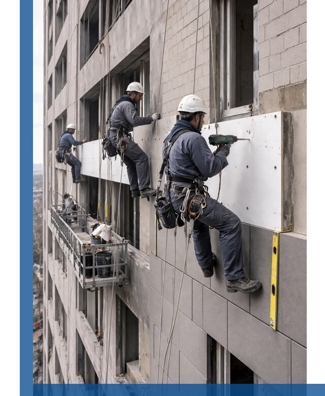 Монтаж фасадных термопанелей высокого качества в Саянске