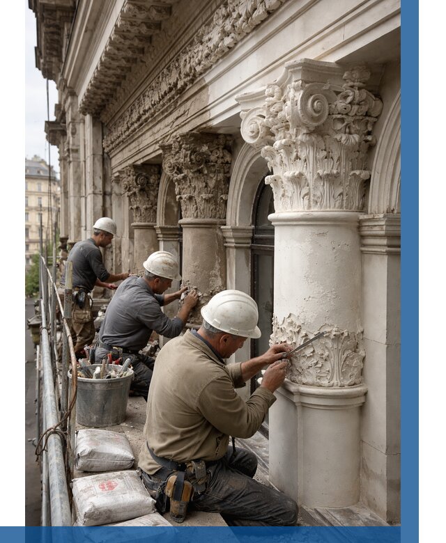 Реставрация фасадной лепнины в Саянске от 2544 р. | ВЫСОТНИК-Сск