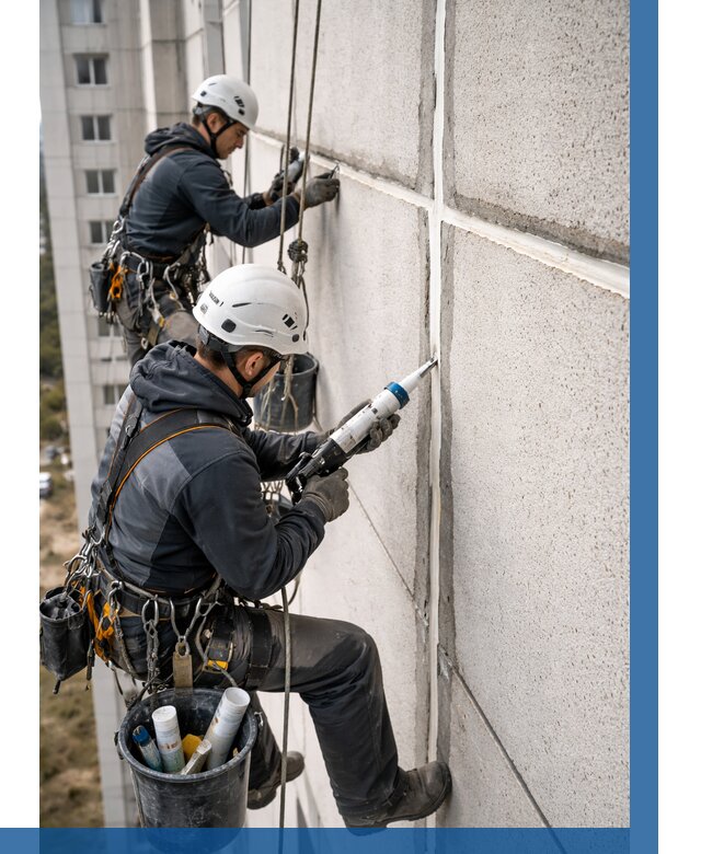 Герметизация межпанельных швов в Саянске от 712 р. | ВЫСОТНИК-Сск