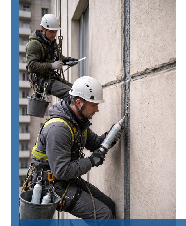 Герметизация деформационных швов фасада в Саянске качественно