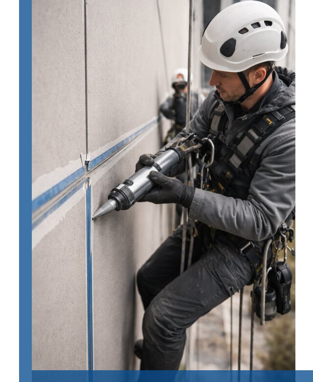 Герметизация стыков фасадных панелей в Саянске качественно и быстро