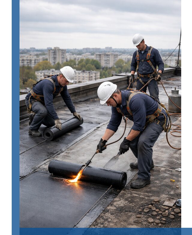 Ремонт наплавляемой кровли в Саянске качественно и надежно