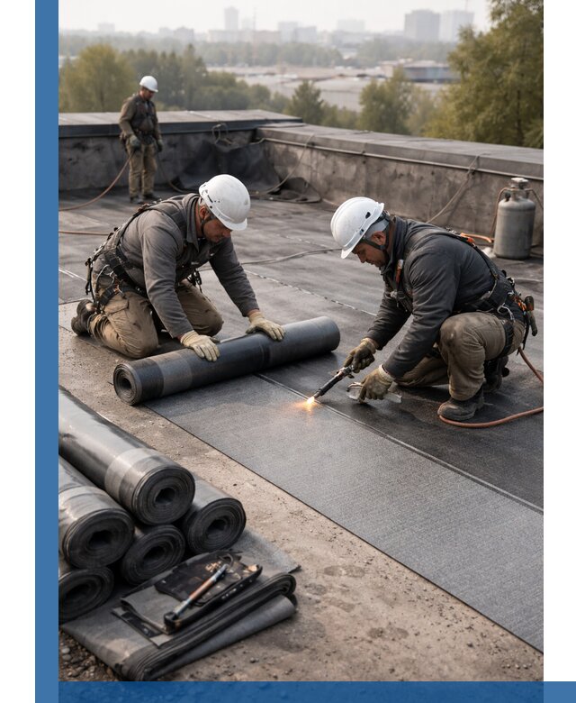 Монтаж мягкой кровли в Саянске профессионально и надежно