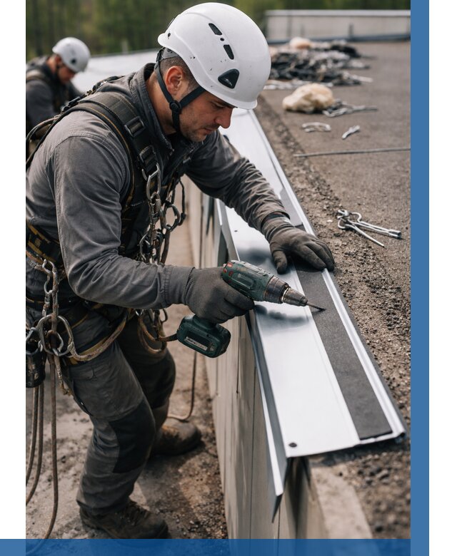 Монтаж капельника на кровле в Саянске от 305 р. | ВЫСОТНИК-Сск