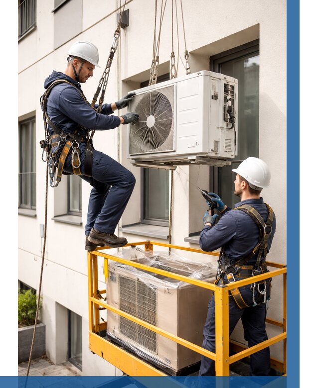 Демонтаж внешнего блока кондиционера в Саянске от 3561 р. | ВЫСОТНИК-Сск