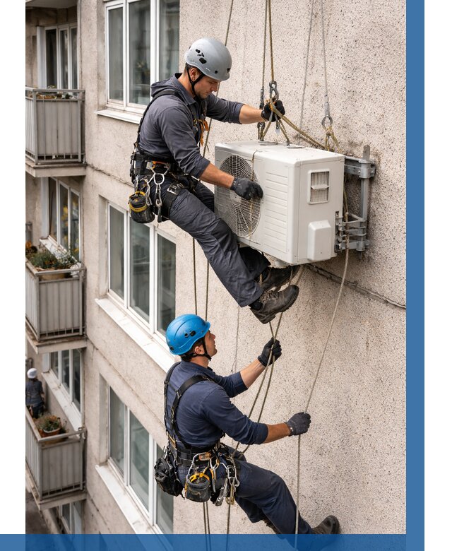 Перенос внешнего блока кондиционера в Саянске от 9157 р.| ВЫСОТНИК-Сск