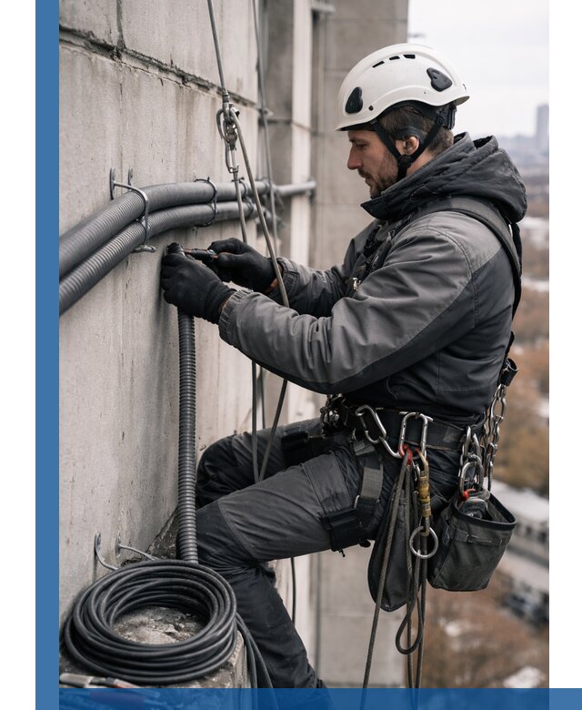 Профессиональный монтаж гофры для кабеля в Саянске с гарантией