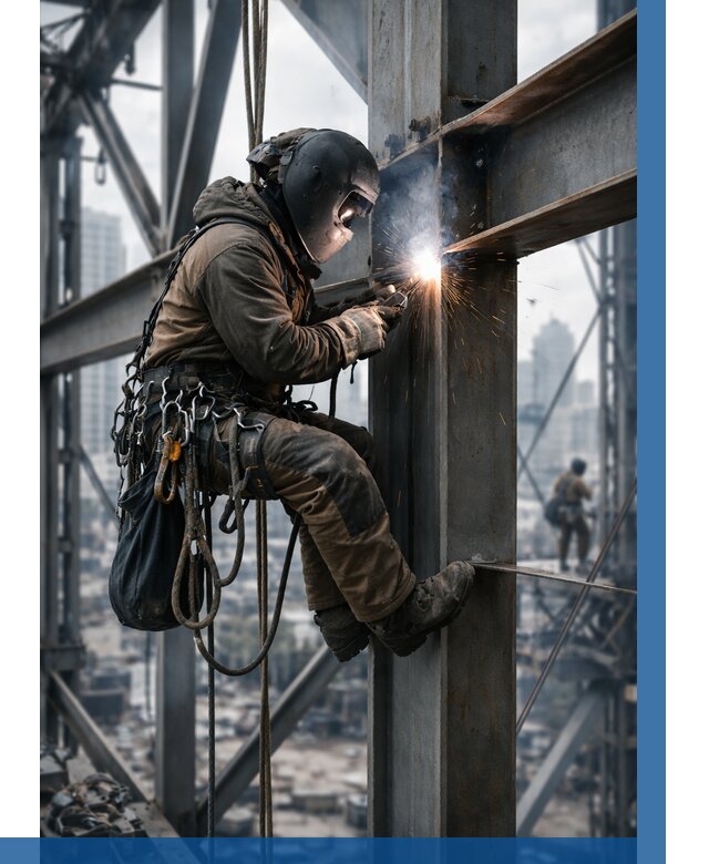 Высотные сварочные работы в Саянске от 3561 р. | ВЫСОТНИК-Сск