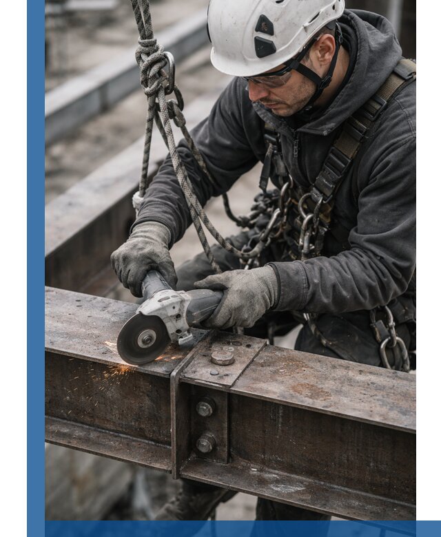 Резка металла на высоте в Саянске для зданий и конструкций