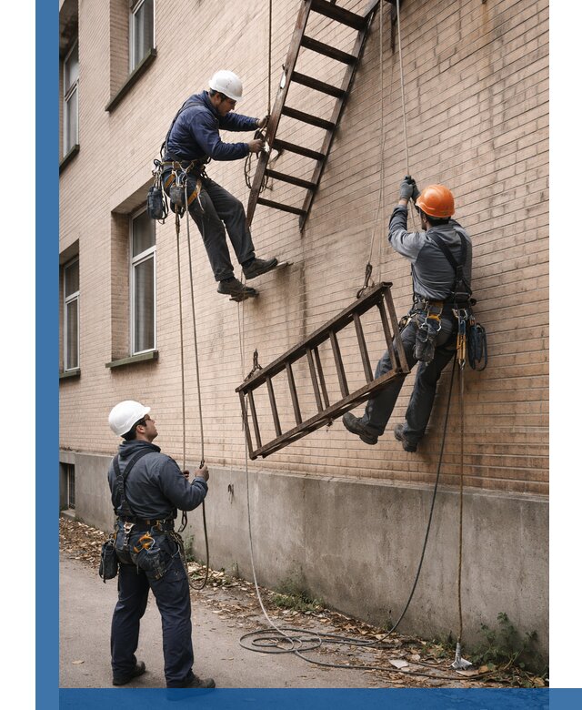 Демонтаж пожарной лестницы в Саянске быстро и безопасно