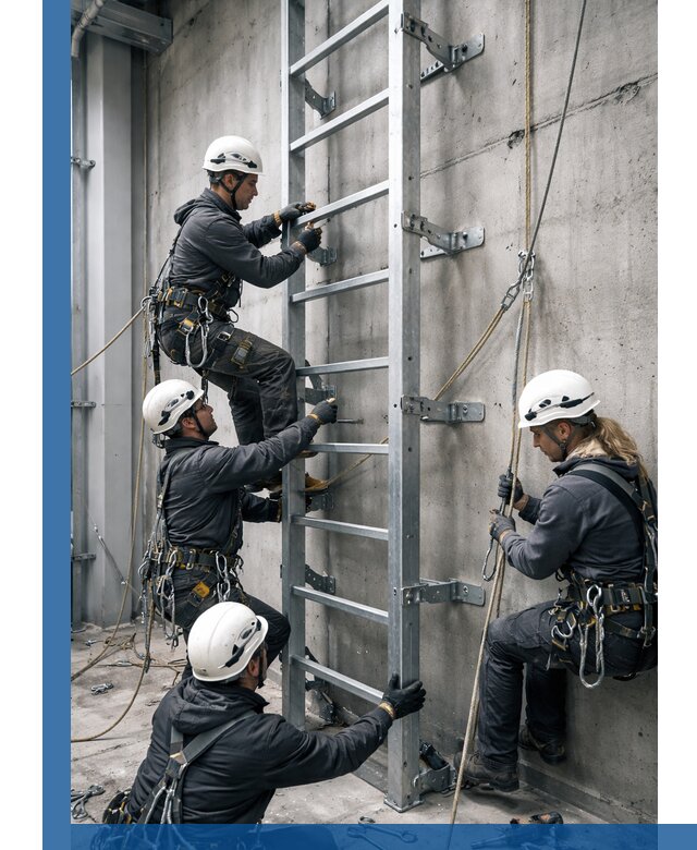 Монтаж металлических лестниц в Саянске под ключ со гарантией