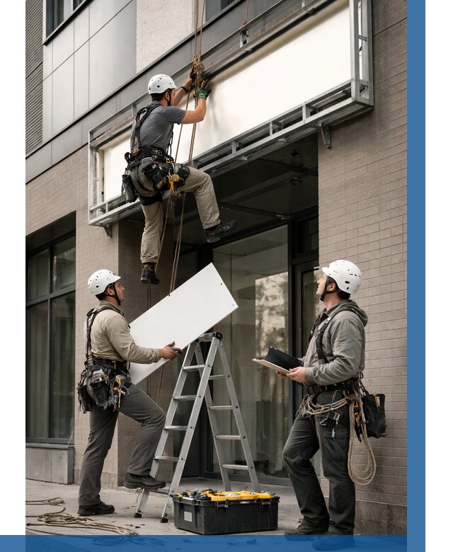 Монтаж светового короба в Саянске от 6613 р. | ВЫСОТНИК-Сск