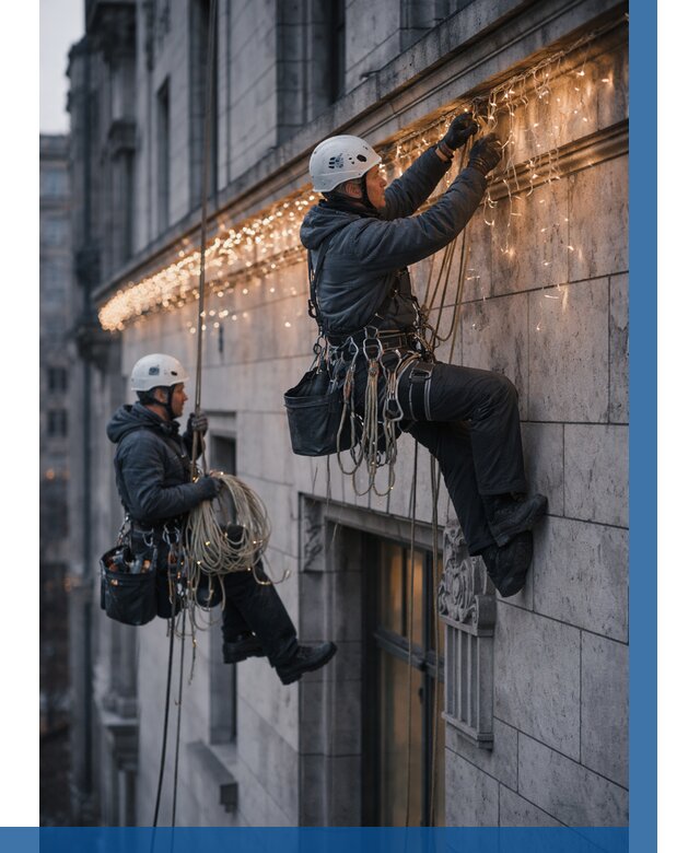 Монтаж новогодней иллюминации в Саянске от 8648 р. | ВЫСОТНИК-Сск