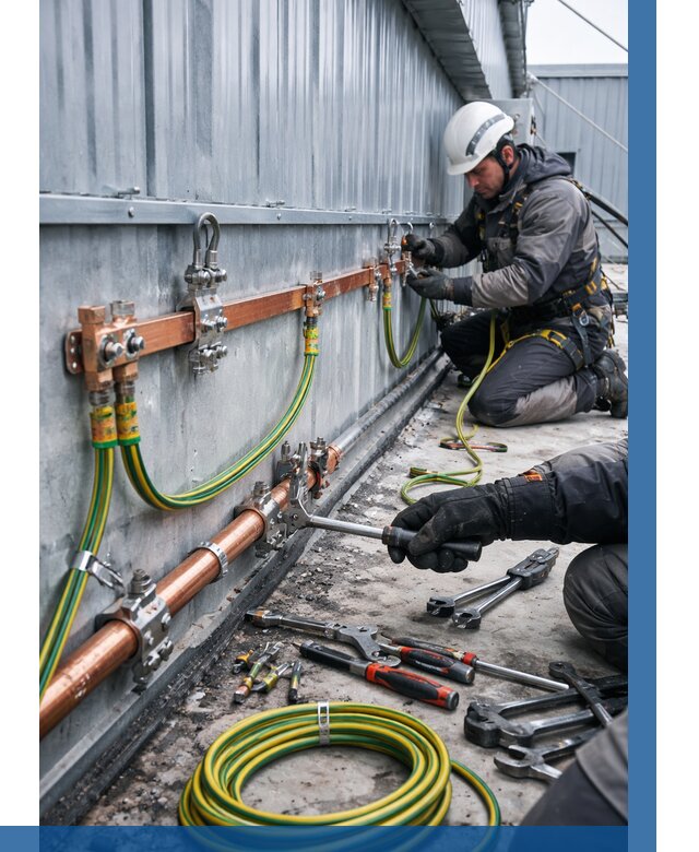 Монтаж заземления здания в Саянске от 25435 р. | ВЫСОТНИК-Сск