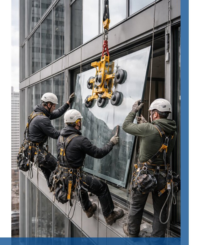 Фасадное остекление зданий под ключ в Саянске от 10174 р. | ВЫСОТНИК-Сск