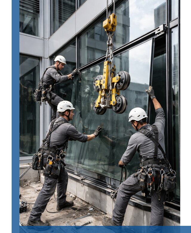 Структурное остекление фасадов в Саянске монтаж и обслуживание