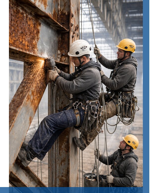 Зачистка металла от ржавчины в Саянске от 356 р. | ВЫСОТНИК-Сск