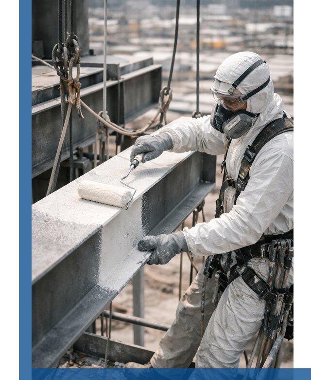 Профессиональная огнезащитная обработка металлоконструкций в Саянске