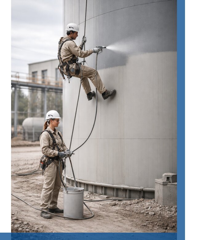 Покраска резервуаров в Саянске от 1221 р. | ВЫСОТНИК-Сск — заказать