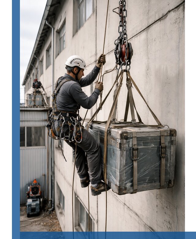 Подъем грузов на высоту в Саянске для промышленных объектов