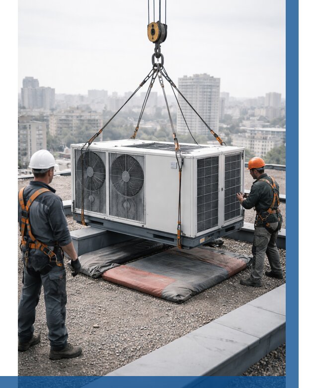 Подъем груза на крышу в Саянске от 5087 р. | ВЫСОТНИК-Сск заказать