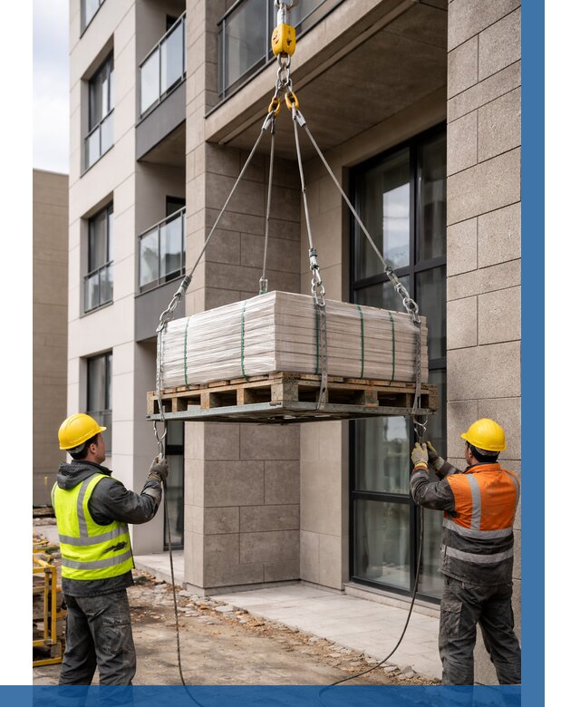 Подъем керамогранита на этаж в Саянске от 3561 р. | ВЫСОТНИК-Сск