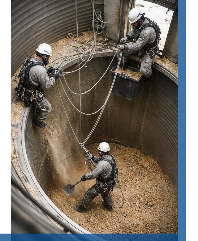 Чистка зерновых бункеров в Саянске от 12209 р. | ВЫСОТНИК-Сск