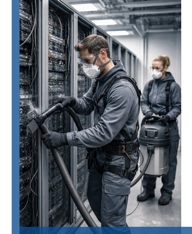 Обеспыливание серверной комнаты в Саянске, профессиональная очистка