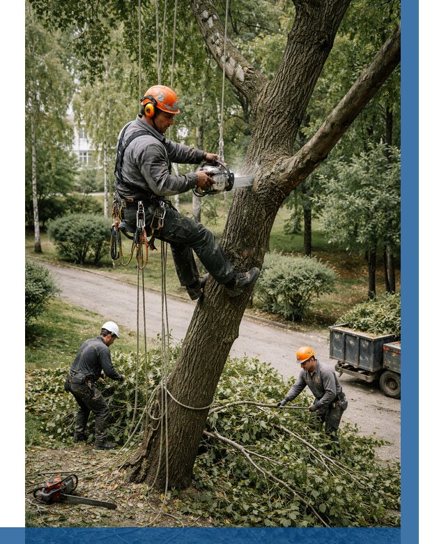 Кронирование деревьев в Саянске от 6613 р. | ВЫСОТНИК-Сск